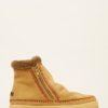 Skor laidback london | Setsu Virkad Sido Zip Ankel Boot Saffron Mocka