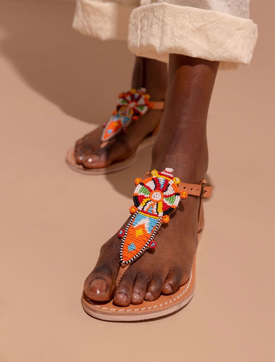 Sandaler laidback london | Scar Platt Lader Sandal Tribal