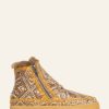 Skor laidback london | Setsu Virkad Ankel Boot Aztec Brun Saffran