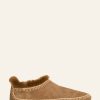 Skor laidback london | Fuyu Virkade Farskinn Slipper Boots Camel Mocka