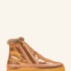 Skor laidback london | Setsu Virkad Sido Zip Ankel Boot Koppar Shimmer