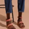 Sandaler laidback london | Rumi Flat Lader Sandal Baby Rosa