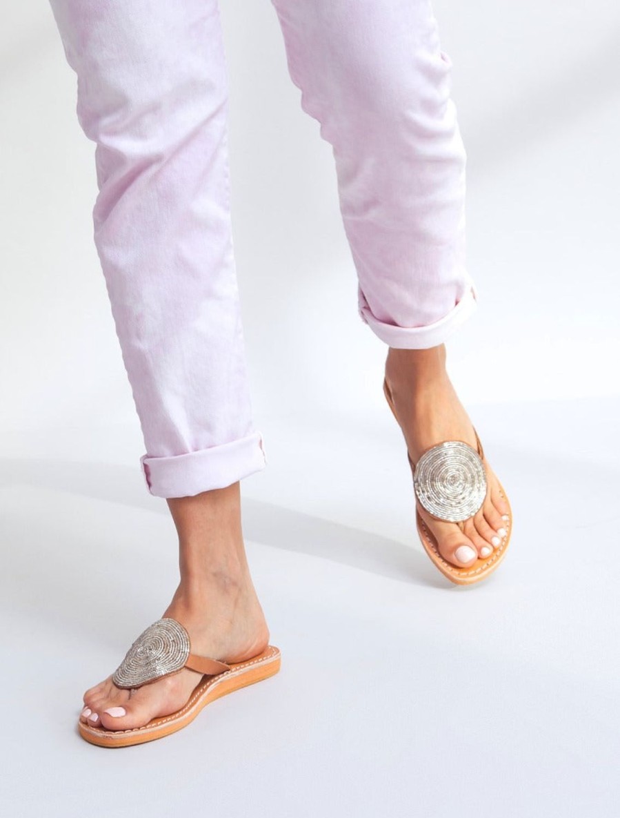 Sandaler laidback london | Jayda Lp Ljusbrun Silver