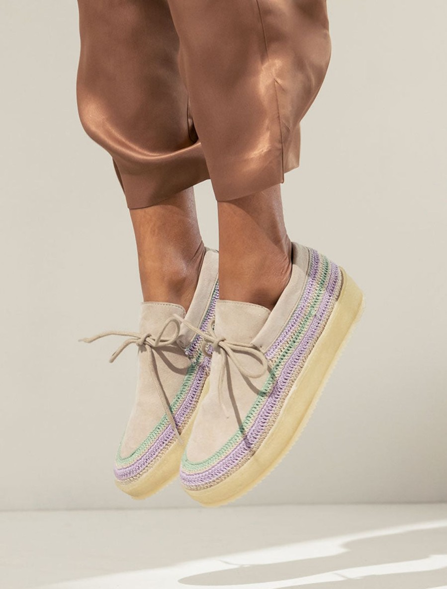 Skor laidback london | Komo Sand Mocka Lilac