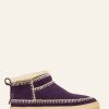 Skor laidback london | Nyuki Lagvirkad Ankel Boot Indigo Mocka Natural