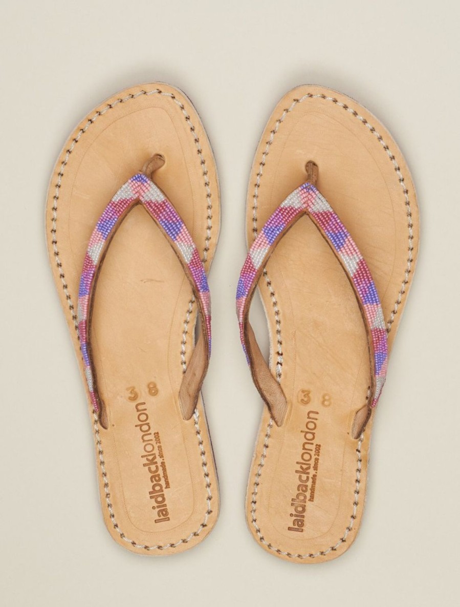 Sandaler laidback london | Seri Ssr Lader Sandal Rose Mix