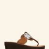 Sandaler laidback london | Pemba Wedge Lader Vit Massajer